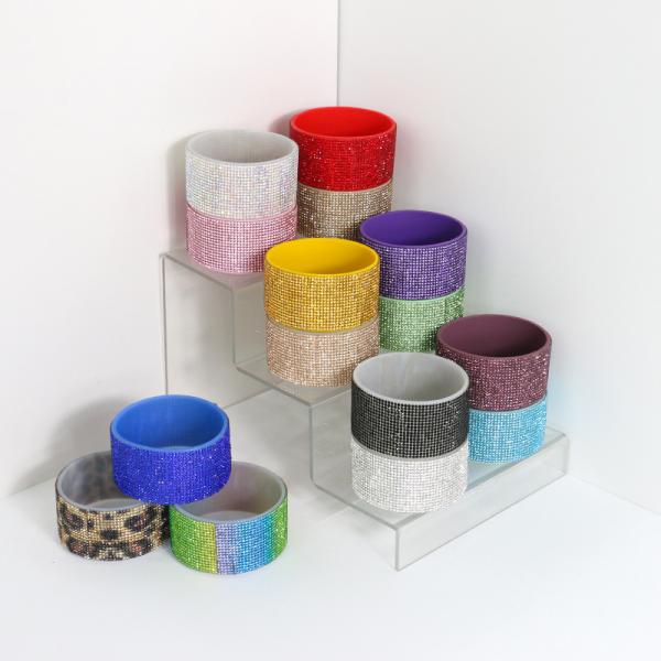 Оптовая чашка Glitter Силиконовый сапог для 20-40 унций Бутылочная крышка Нижняя крышка рукава Защитный ботинок с печатью