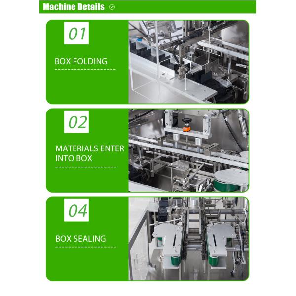 Pharmaceutical Blister Automatic Cartoning Machine Medicine Cosmetic Toothpaste