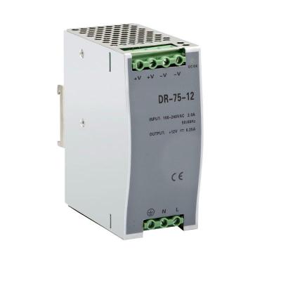 DR-75-48 single output DIN rail power supply 76.8W 48V 1.6A