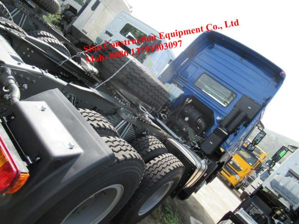 Caminhão do trator de Diamond Blue Euro III 371hp 6x4 com defletor do vento