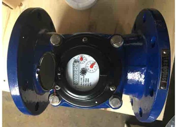Woltman Displacement Water Meter , Hot Water Flow Rate Irrigation Water Meter