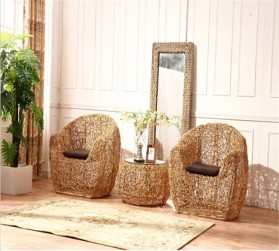 rattan +seagrass arm chair 09