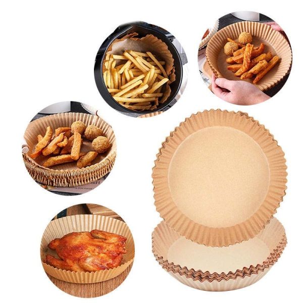 Food Grade Air Fryer Paper High Temperature Baking Paper Liners Greaseproof