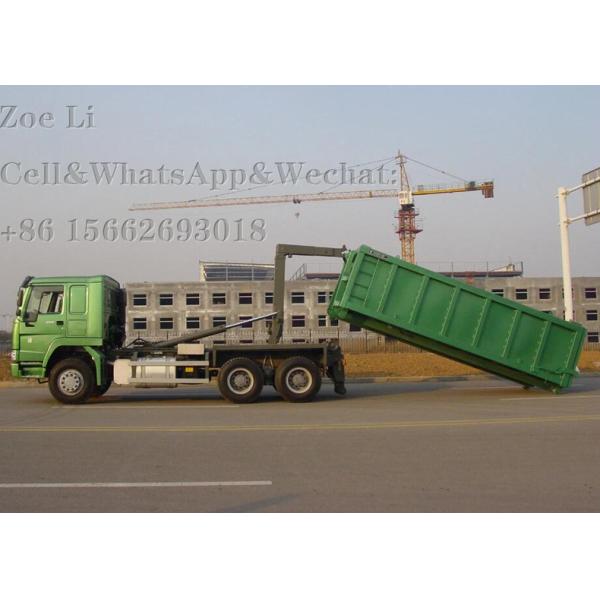 SINOTRUK HOWO 6x4 Hook Arm Roll Garbage Truck for Waste Rubbish Trash