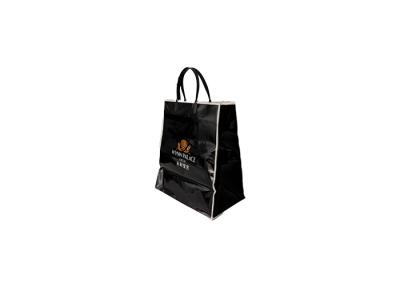 Sacos de plástico pretos pequenos do OEM/ODM com impressão do LDPE dos punhos