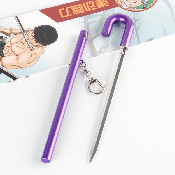 One Piece Burukku Automatic Moving Elastic Sword Souvenir 22CM Zinc Alloy