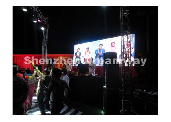 640mm x 640 mm PH 10 Outdoor LED Screen Rental Die-Cast Aluminum with EPISTAR