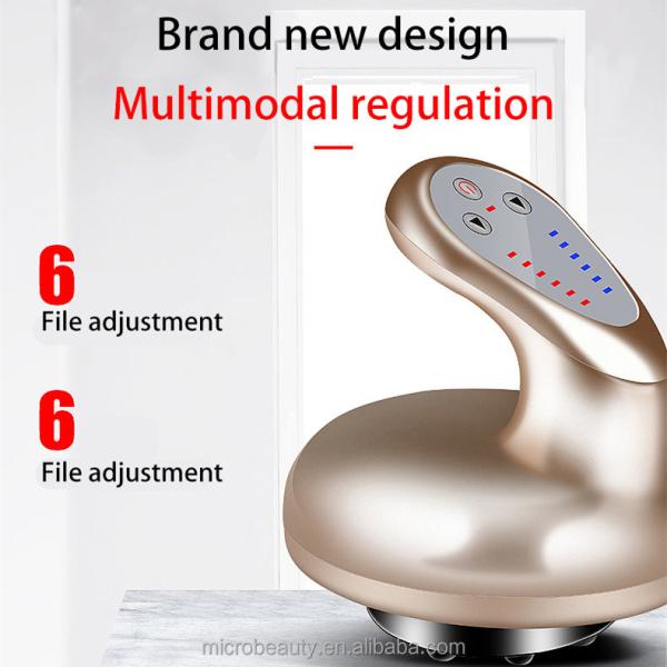Massageur à vide corporel portable avec thérapie thermique à lumière rouge