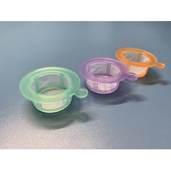 PP Frame Nylon Mesh Cell Strainers 40um 70um 100um Цветовой код индивидуально упакованный для 50 мл центрифужных труб
