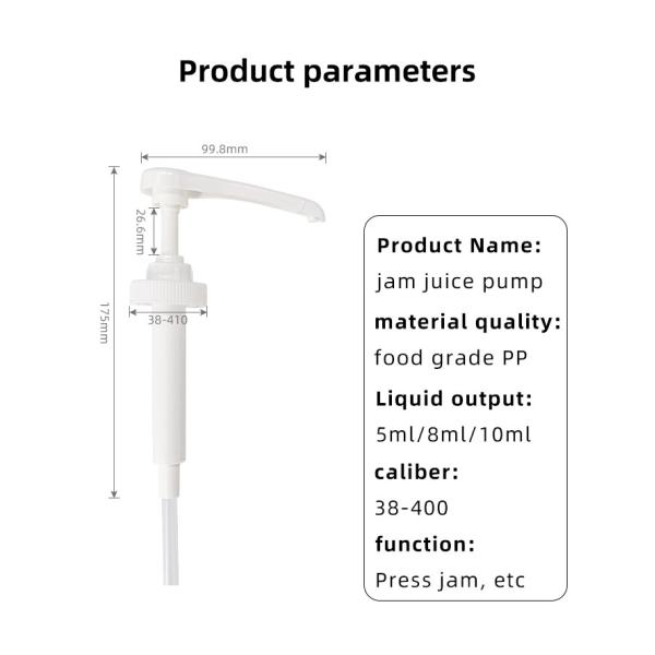 UKS10 38-400 Coffee Syrup Pump Dispenser 5ml 8ml 10ml