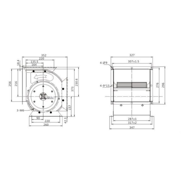 900w гальванизировало центробежный вентилятор воздуха центробежный вентилятор центробежного нагнетателя 12 дюймов