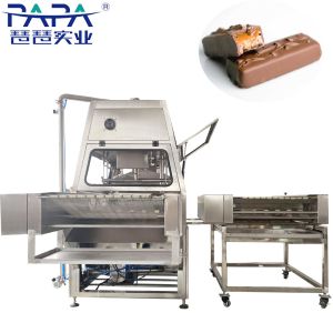 Enrober Chocolate Enrobing Biscuit Chocolate Enrober Machine 304 SS Line