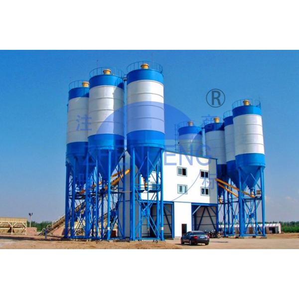 Тип завод пояса HZS90 конкретный дозируя со смесителем двойника 2*30kw горизонта