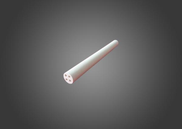 20 * 320mm  Metal Oxide Ceramics , Ceramic Insulator Tube For Cartridge Tubular