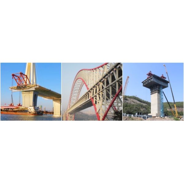 Recyclable Prefab Steel Structure Bridge Railway Quick Assembly