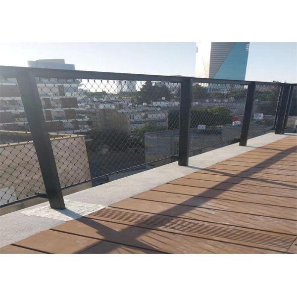 Stainless Steel 316 Black Oxide Wire Rope Mesh Inox Rust Resistant