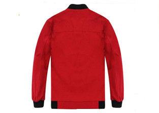 Various Color Durable Work Coats Jackets Ribbed Cuffs , Men's Bomber Jackets