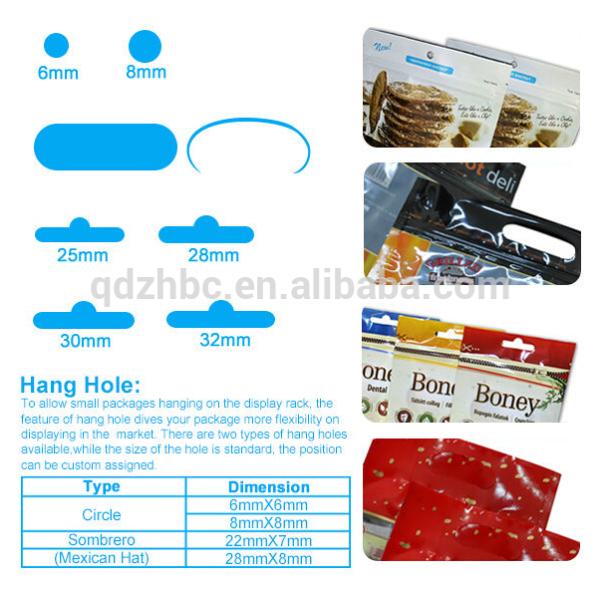 Изготовленный на заказ логос Coloful 3 мешка бортовых ясности уплотнения пластичных упаковывая для конфеты/легкой закускы