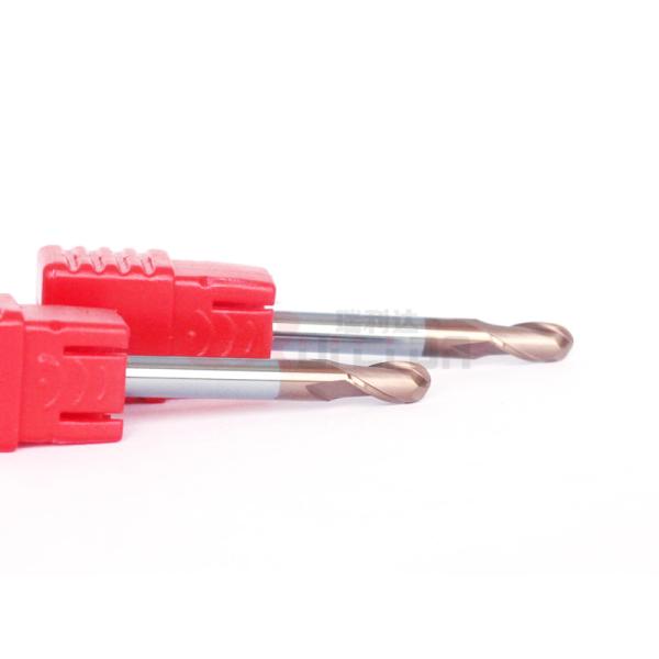 резец торцевой фрезы носа шарика 1mm 3mm 4mm для покрытия TiSiN каннелюры двойника нержавеющей стали