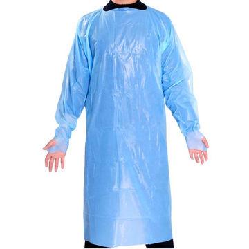 Disposable Quarantine Protective Gown - Full Body Isolation Blue Gown Suit (Pack Of 20)