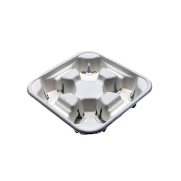 Естественный 4 поднос несущей напитка чашки 28g противоударный