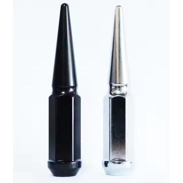 Boulons et écrous de roue de voiture gris en acier carbone