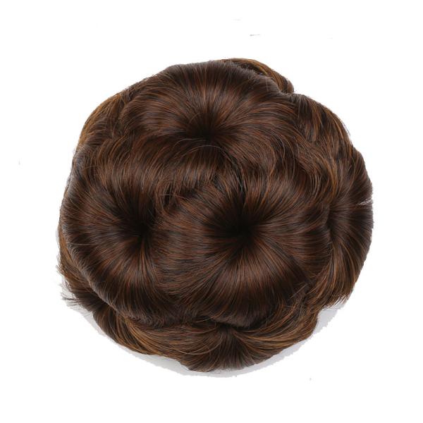 60% Longest Hair Ratio Synthetic Hair Braided Chignon for Natural Fashion in 2022