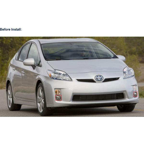 TOYOTA Prius car front fog lights LED DRL driving daylight kit for sale