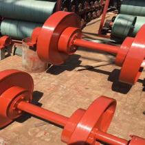 Quiet Smooth Operation Belt Conveyor Accessories Polishing Conveyor Belt Press Roller