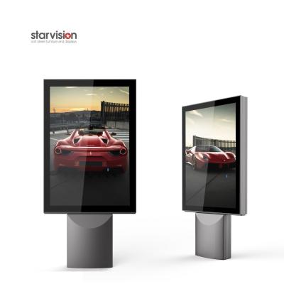Floor Stand 5000nits Outdoor LED Totem With 3840HZ High Refreshing