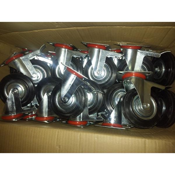 5 Inch Locking Casters Lockable Caster Wheels Locking Swivel Casters 125mm