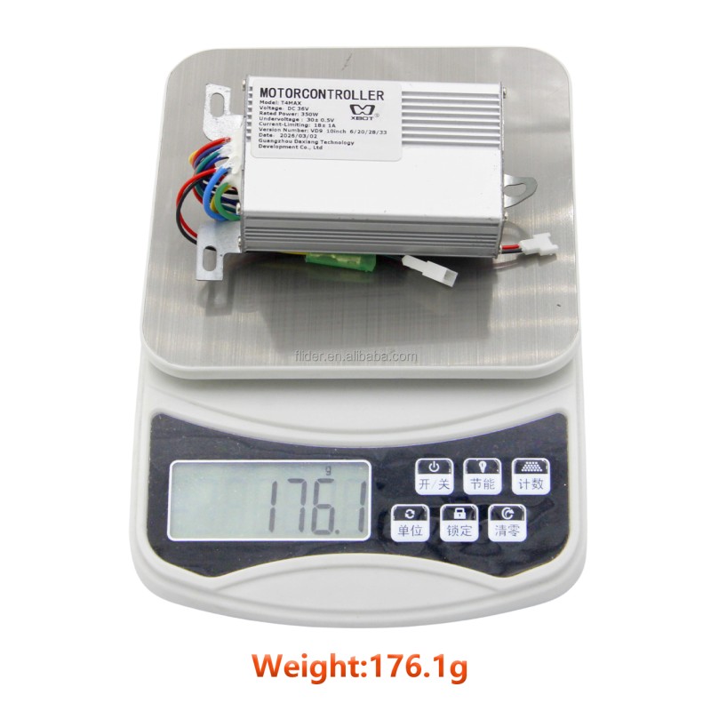 36V 1A Electric Scooter Controller with Aluminum Alloy Housing Motor Driver Board Replacement Part