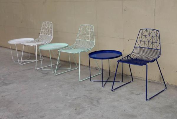 Modern Metal Wire Wedding Dining Chairs Steel Bertoia Dining Chair