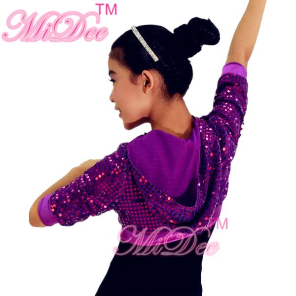 Sequins Hoodies Hip Hop Dance Costumes Jacket Street Dance Costumes Performance Competition Sport Jacket Dresses