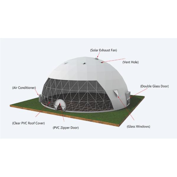 Custom All Weather Commercial Geodesic Outdoor Dome Tent Events