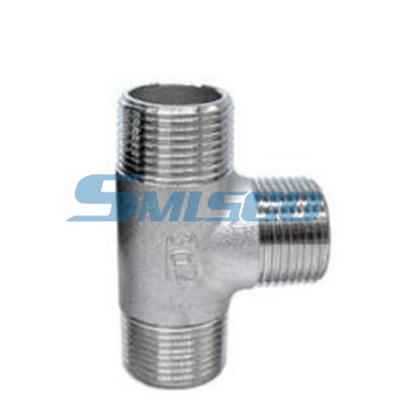 316 Casting Fitting Equal Tee ASTM A351 CF8M DN50 For Plumbing