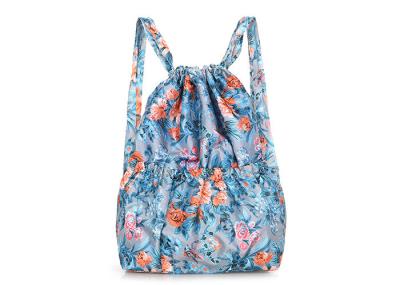 210D Polyester Drawstring Sack Bag Waterproof Drawstring Backpack