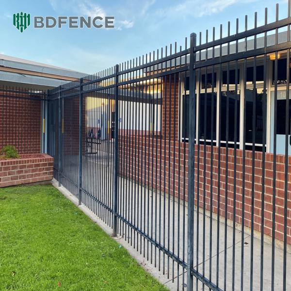 Noise-Reducing Tubular Steel Fence Peaceful Barrier