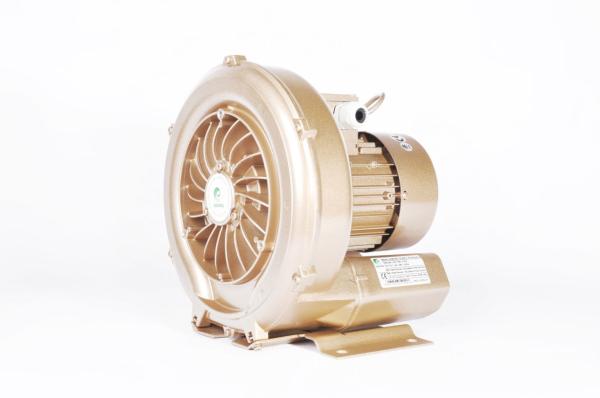 1.3kw Turbo High Pressure Ring Blower , Regenerative Vacuum Pump Single Phase