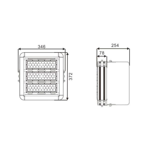 5000K 150W Outdoor LED Flood Lights Anti - Corrosion Industrial Led Floodlights
