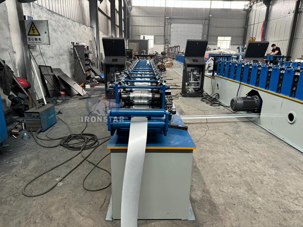 Omega profile roll forming machine hat roll forming machine Omega channel roll forming machine Raw material: Galvanized steel