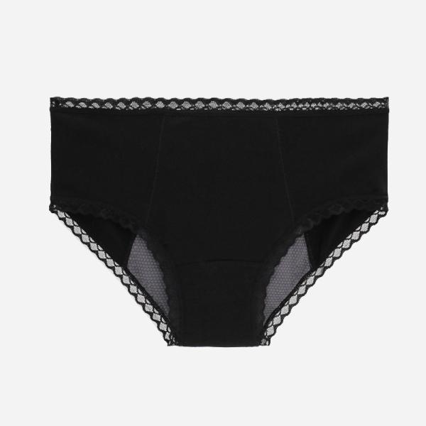 Knitted Organic Cotton Period Panties Menstrual 4 Layers Sustainable Period Panties