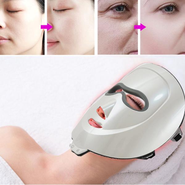 Beauty Care Wireless LED Face Mask 3 Color Red Blue Orange Light Treatment