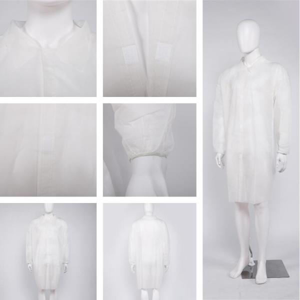 S&J Disposable 3 pocket PP/SMS/Spunlace children chemistry laboratory lab coat doctor scientist cosplay science lab coat for kid