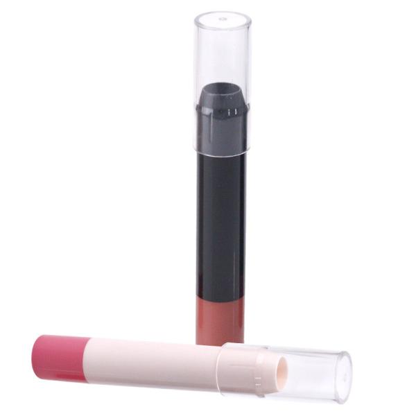 Empty Round Blush Stick Crayon Lipstick Eyeshadow Contour Concealer Tube Packaging