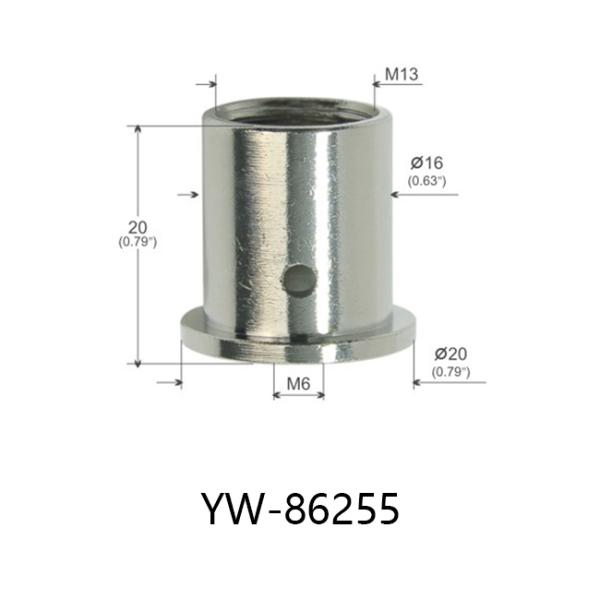 M6 sistemas colgantes YW86255 del techo redondo niquelado del hilo del hilo femenino M10