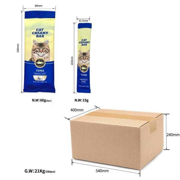 Other Pet Wet Food 40% Fresh Meat Content Cat Salmon Chicken Tuna Nutritious Strips