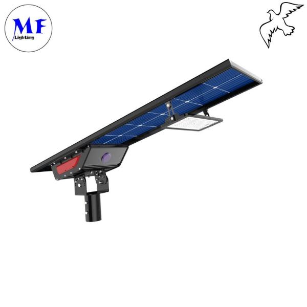 100W 180lm/W LED Solar Street Garden Light Anti Corrossion Aluminum Shell Waterproof Intelligent Management For Footway