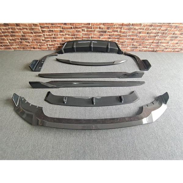 Venta caliente X5 G05 Fibra de carbono Kit de cuerpo Forbmw X5 Fibra de carbono delantera pala trasera difusor spoiler falda lateral