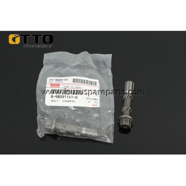 Hitachi ZX3303 6HK1 Connecting Rod Bolt , Genuine Isuzu Parts 8980911410